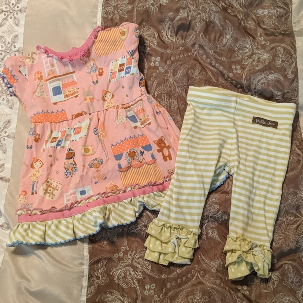 [SOLD-X POSTED] Matilda Jane Tunic & Leggings Set